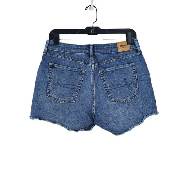 Denizen Levi's Womens High Rise Cut Off Shorts Size 29 Distressed Jean Denim - Picture 2 of 6